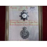 Ministry of Defence Police Officers (Chrome & Enamelled ) QC Cap Badge and Sergeants & Constables QC