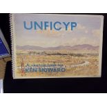 Military Book-Unticyp-A sketch Book by Ken Howard in colour, excellent condition