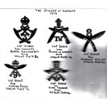 The Brigade of Ghurkha's 1939 onwards Cap Badges (5) including: 3rd Queen's Alexandra's Own, 4th