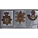 Pre-Territorial Era 1874-1881 Glengarry Badge (3) including K&K: 562 The 90th Regiment of Foot (