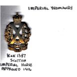 The Imperial Yeomanry (Scottish Horse), two lugs. K&K: 1387