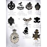 London Regiments Cap Badge Collection (9) including: 19th County of London Batt (St Pancras), 20th