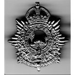 The Elgin Regiment WWII Canadian Cap Badge (Gilding-metal), two lugs.