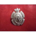 Queen Victoria's Own Corps of Guides Indian Cap Badge QVC (White-metal), two lugs.