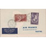 France Paris Tourism Exhibition - Letter sheet posted 16 October and forwarded via Air France