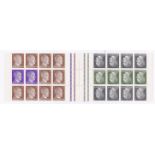 Germany 1941-Definitives se-tenant u/m pair of u/m booklet panes SG769a and SG770a with an