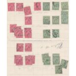 Great Britain 1911-1912 A range of Downey issue mostly fine used with a range of Die I and Die II