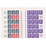 Germany 1941-Definitives sheet comprising 3 x se-tenant pairs of SG771a and SG773a booklet panes u/