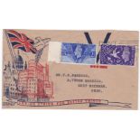 Great Britain (11 June) 1946 - Victory set on illustrated first day covers, Don's Castle Bread'