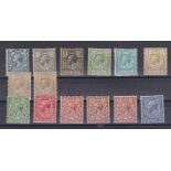 Great Britain 1912-24 - Cypher KGV range to 1/- m/mint, fresh fine colour, c