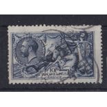 Great Britain 1913 - 10/- indigo-blue, fine used c.d.s. SG402