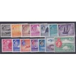 Singapore 1955-59-Set of 12 SG3851, M/M Fresh Colours