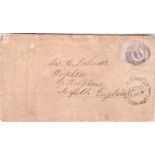 Australia (Western Australia) 1882 env Albany to Norfolk England - very fine, Albany date stamp