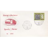 Chess 1972-Spacsky-fischer World chess championship Iceland-Official first day covers(2) and