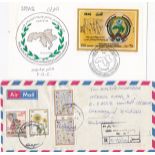 Iraq 1998-Airmail Envelope registered Haifa to Germany