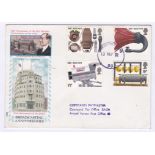 Great Britain FDC 1972 09/13 BBC & Broadcasting History set on illustrated FDC British Forces 50