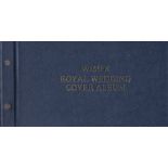 Royal Wedding 1973 - Collection of First Day Covers in an album - includes: the universal' but still