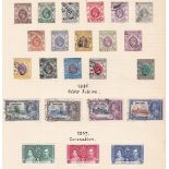 Hong Kong 1921-1937 definitive's (SG117-121 used-S104,123-124 used-S106 used-S125-130 used-S132