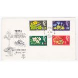 Great Britain 1964 (5th August) - Botanical Congress, Non Phos set, Lincoln, c.d.s. FDC, A/B