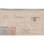 Alsace and Lorraine German Army Occupation 1871-envelope to England cancelled with boxed K.Pr