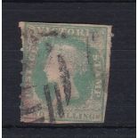 Australia (Victoria) 1857 - Two shillings, Rouletted, SG56, used, scarce.