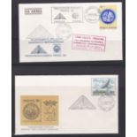 Argentina 1980 - Envelopes (3) posted airmail issued for the 8th Latin American Philatelic and