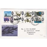 Great Britain FDC 1965 09/13 Battle of Britain non phosphor set on illustrated GPO FDC. Croydon FDI.