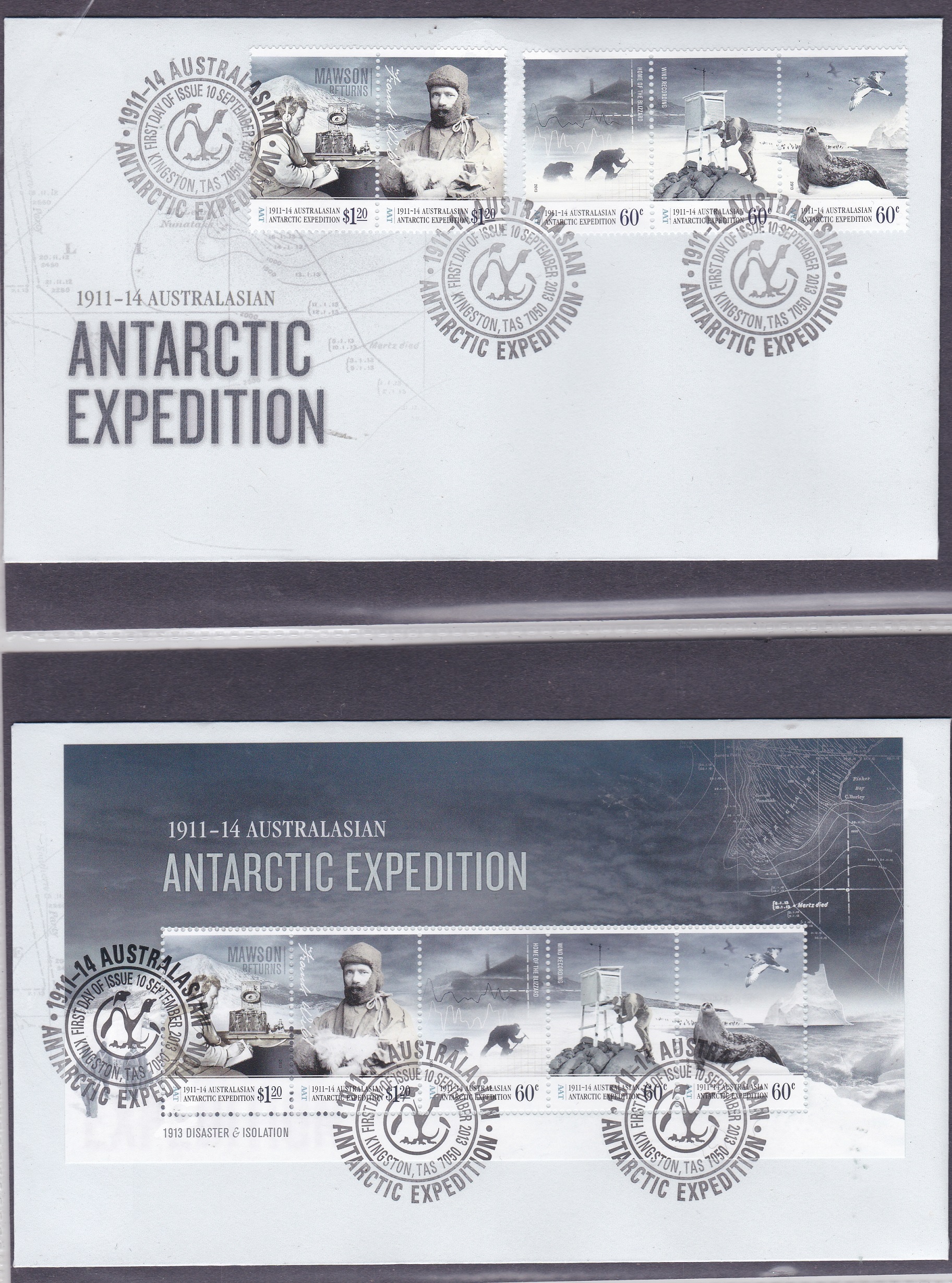 Australia 2013-2015 - Good FDC's in a binder with miniature Sheets etc