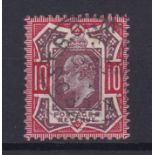 Great Britain 1911 - 10d spec, M/44 (1), very fine used, c.d.s. cat £125+