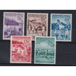 Netherlands Antilles 1951-Child Welfare, SG331-335 m/m set-cat value $85