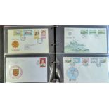 Great Britain - High value FDC and jersey including: £1,£2 etc., nice lot (85+)