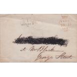 Australia 1841 Wrapper (13/11) Sydney NSW with boxed posted at 10'clock and Sydney NSW embossed