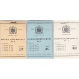 Samoa 1960-Set of three scarce booklets, 2s 7d, 6/- and 9s 9d, SGSB4a, SB5a,SB6a, mint (3)