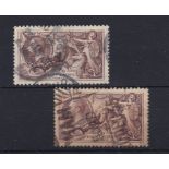 Great Britain 1934 2/6 SG 450 (2) used, re-engraved