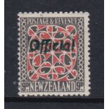 New Zealand 1938-Official SG0129, u/m cat value £90