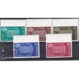 Sharjah 1963-Freedom from hunger SG33-37 u/m set - cat value £315