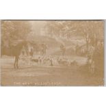 Postcard-Glos-Eastleach-RP The Meet (Hunt) used 1907