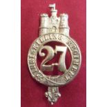 27th Inniskilling Regiment (became 1st Battalion Royal Inniskilling Fusiliers) Glengarry badge of