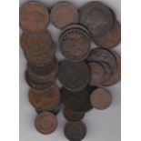 India (British) A good range of mainly Victorian copper issues(30)