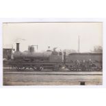 Postcard-Railway early 20th century 0-6-0 locomotive No.40 with outside frames, could be Great