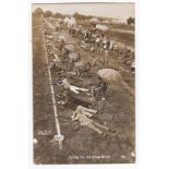 Military/Shooting/Bisley Fine RP 'Firing for the King's Bisley' 600 Yard, Pub. Gale & Polden c.1910.