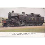 Postcard-Railway Colour postcard-promo photo (Postcard size) by M Secretan-class 4P 2-6-47