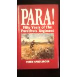 Book-Para!-Fifty Years of the Parachute Regiment- hard back with cover, fully illustrated by Peter