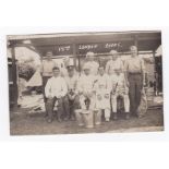 Military - 12th London Regiment Cooks, A very fine RP Postcard of the 12th London Regiment