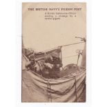 Military/Pigeon Post - The British Navy's Pigeon Post, 'A British Submarine Officer sending a
