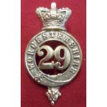 29th Worcestershire Regiment of Foot (Became 1st Battalion Worcestershire Regt) Glengarry badge of