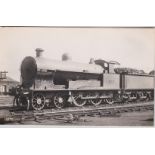 Postcard-London + North Western Railway-Class Prince of Wales 4-6-0 Richard Cobden, taken into LMS