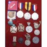 Coronation Medals (12) ranging from Queen Victoria to George V. Some excellent variants, 187 Jubilee