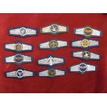 German Air Force Qualification Embroidered Cloth Patch Badges (12) in Silver and Gold Grades