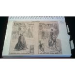 Advertisements in a photo album - 1895 and 1920 by S.T.Dadd, including good thermal with cycling,